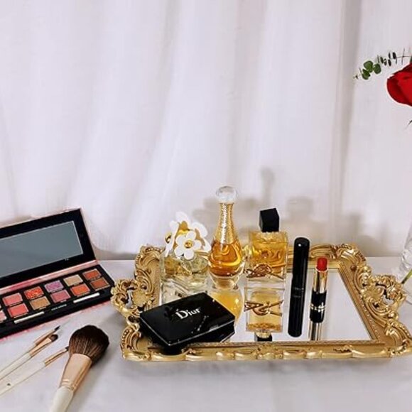 Decorative mirror tray 9.3"x 14.9" - Picture 5 of 5